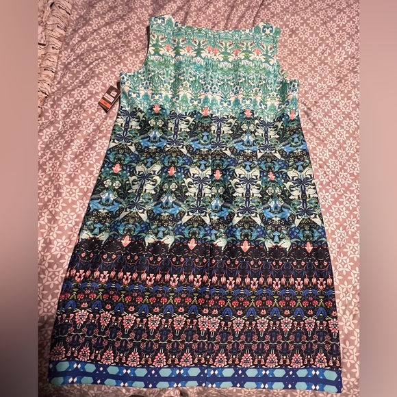Taylor Wooman, Size 14W, Sleeveless multicolor dress. - Picture 5 of 6